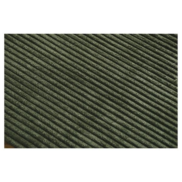 洗えるラグ付ローソファ/フロアソファ(コーディロイ生地) Mサイズ グリーン 洗えるラグ付ローソファ/フロアソファ(コーディロイ生地) Mサイズ グリーン