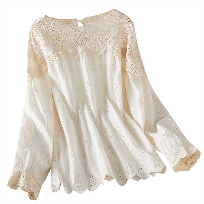デザイン カットソー レディース 春 夏 シャツ ブラウス シャツブラウス Tシャツ 綿 トップス 五分袖 チュニック コットン ロングTシャツ 長袖 ぽわん袖 花柄 ゆったり レース 無地 透け感 デザイン カットソー レディース 春 夏 シャツ ブラウス シャツブラウス Tシャツ 綿 トップス 五分袖 チュニック コットン ロングTシャツ 長袖 ぽわん袖 花柄 ゆったり レース 無地 透け感