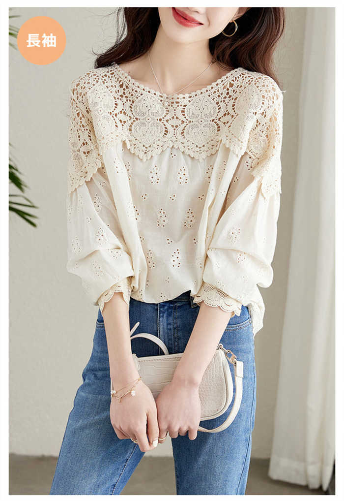 デザイン カットソー レディース 春 夏 シャツ ブラウス シャツブラウス Tシャツ 綿 トップス 五分袖 チュニック コットン ロングTシャツ 長袖 ぽわん袖 花柄 ゆったり レース 無地 透け感 デザイン カットソー レディース 春 夏 シャツ ブラウス シャツブラウス Tシャツ 綿 トップス 五分袖 チュニック コットン ロングTシャツ 長袖 ぽわん袖 花柄 ゆったり レース 無地 透け感