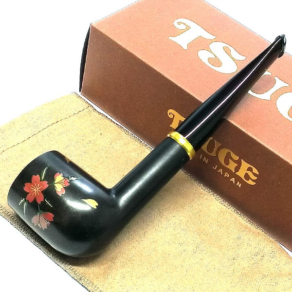 Qoo10] TSUGE パイプ 喫煙具 ツゲ 蒔絵 桜花爛漫 T