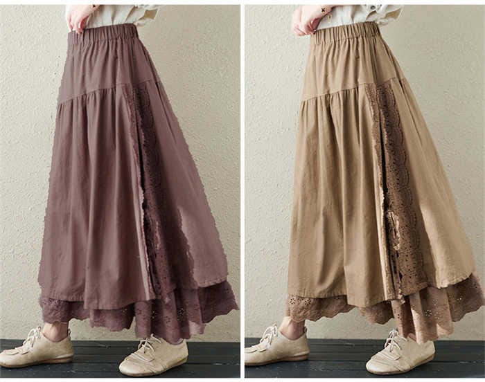 スカート ロング ペチコート レース ウエストゴム ボトムス 刺繍 切り替え 可愛い 春秋 お洒落 きれいめ フレア カジュアル シンプル ゆったり 体型カバー 洗える 20代 30代 40代 50代 スカート ロング ペチコート レース ウエストゴム ボトムス 刺繍 切り替え 可愛い 春秋 お洒落 きれいめ フレア カジュアル シンプル ゆったり 体型カバー 洗える 20代 30代 40代 50代