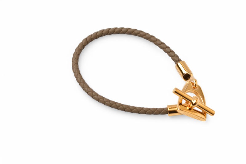 バングル/ブレスレット グレナン レザー エトーゥプ/ゴールド T2 バングル/ブレスレット グレナン レザー エトーゥプ/ゴールド T2