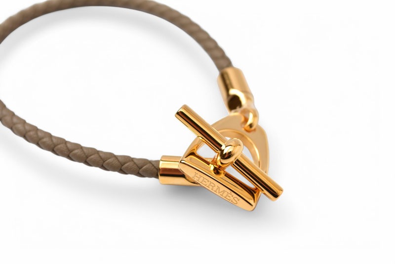 バングル/ブレスレット グレナン レザー エトーゥプ/ゴールド T2 バングル/ブレスレット グレナン レザー エトーゥプ/ゴールド T2