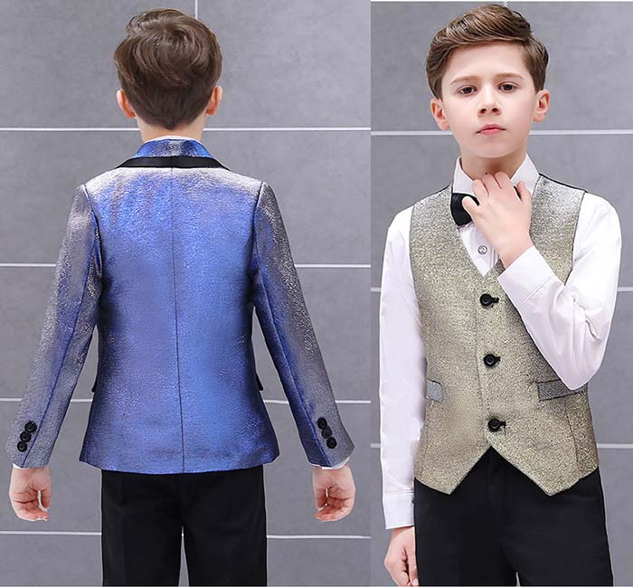 お得セット子供スーツ 男の子 4点セット 5点セット フォーマルスーツ ステージ衣装 キッズ シャケット ベスト パンツ 蝶ネクタイ シャツ グラデーション きらきら テーラードジャケット 子ども フ お得セット子供スーツ 男の子 4点セット 5点セット フォーマルスーツ ステージ衣装 キッズ シャケット ベスト パンツ 蝶ネクタイ シャツ グラデーション きらきら テーラードジャケット 子ども フ