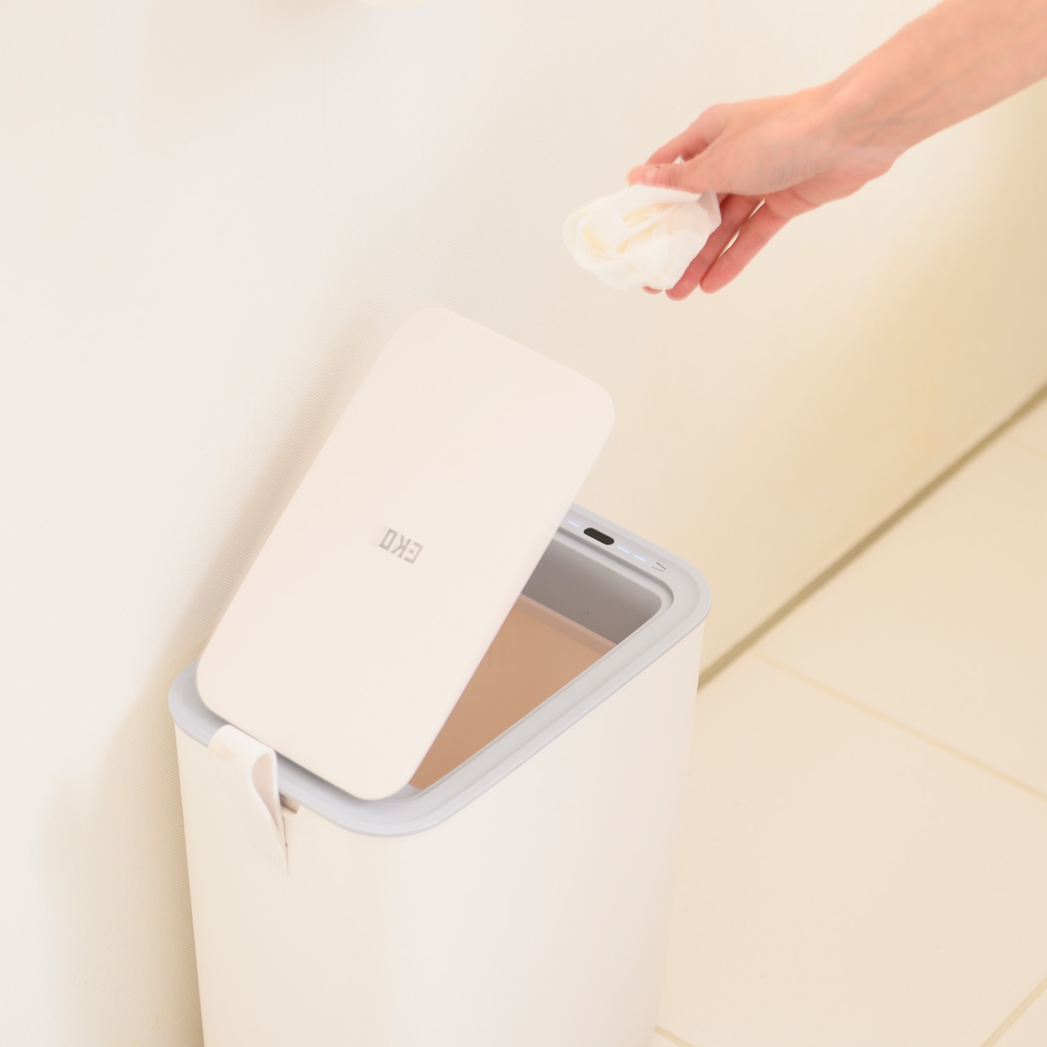 スマート センサー ゴミ箱 ダストボックス EK6287-8L-WH スマート センサー ゴミ箱 ダストボックス EK6287-8L-WH