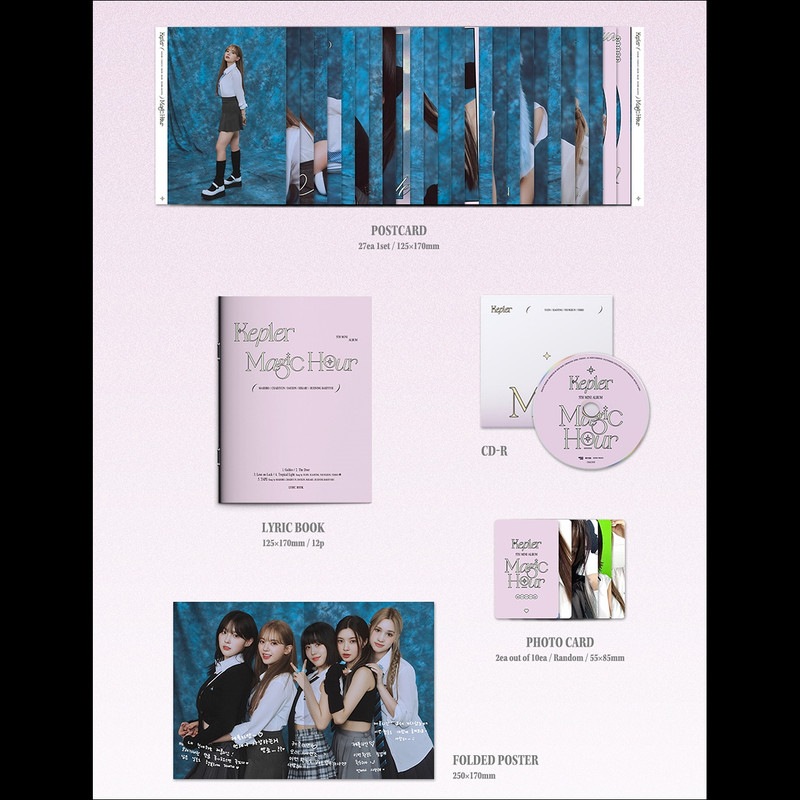 [SET] Kep1er - Magic Hour Unit ver. (TAPE Ver. / Tropical Light Ver.) + Free Photocard 1EA(fan-made)