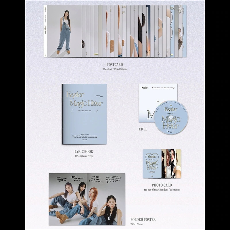 [SET] Kep1er - Magic Hour Unit ver. (TAPE Ver. / Tropical Light Ver.) + Free Photocard 1EA(fan-made)