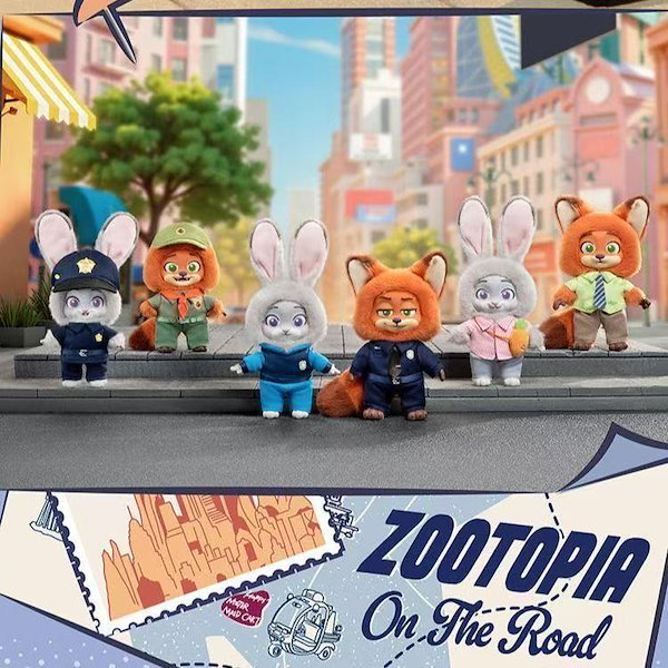 TOPTOY ズートピア ニック ジュディ ぬいぐるみチャーム　2個セット toptoy ズートピア