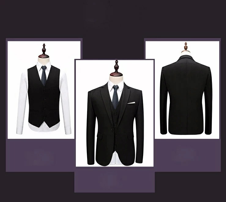 1ボタンスリムスーツ フォーマル ビジネススーツ シングル メンズスーツ 9カラー 紳士服 男性用背広 就職活動suit 3点セット メンズ 大きいサイズ おしゃれスーツ 春 夏 細身 結婚式 黒 ネ