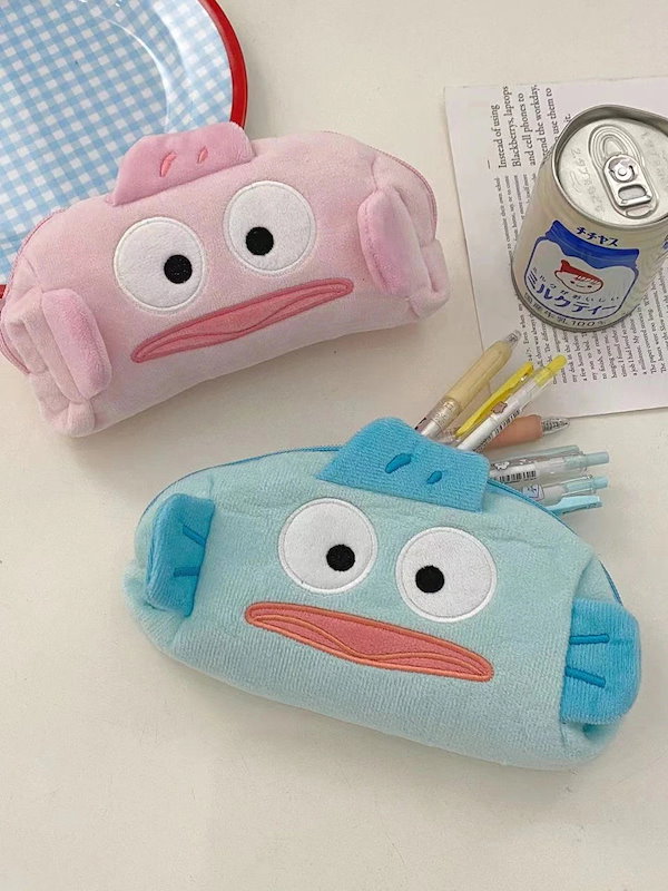 Qoo10] キャラクター ペンケース韓国 ぬいぐるみ