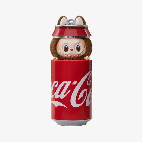 【正規品】POPMART LABUBU ラブブ　コーラー　2体セット　ビン&缶 正規品】POPMART LABUBU ラブブ コカコーラ 2体セット 瓶 缶