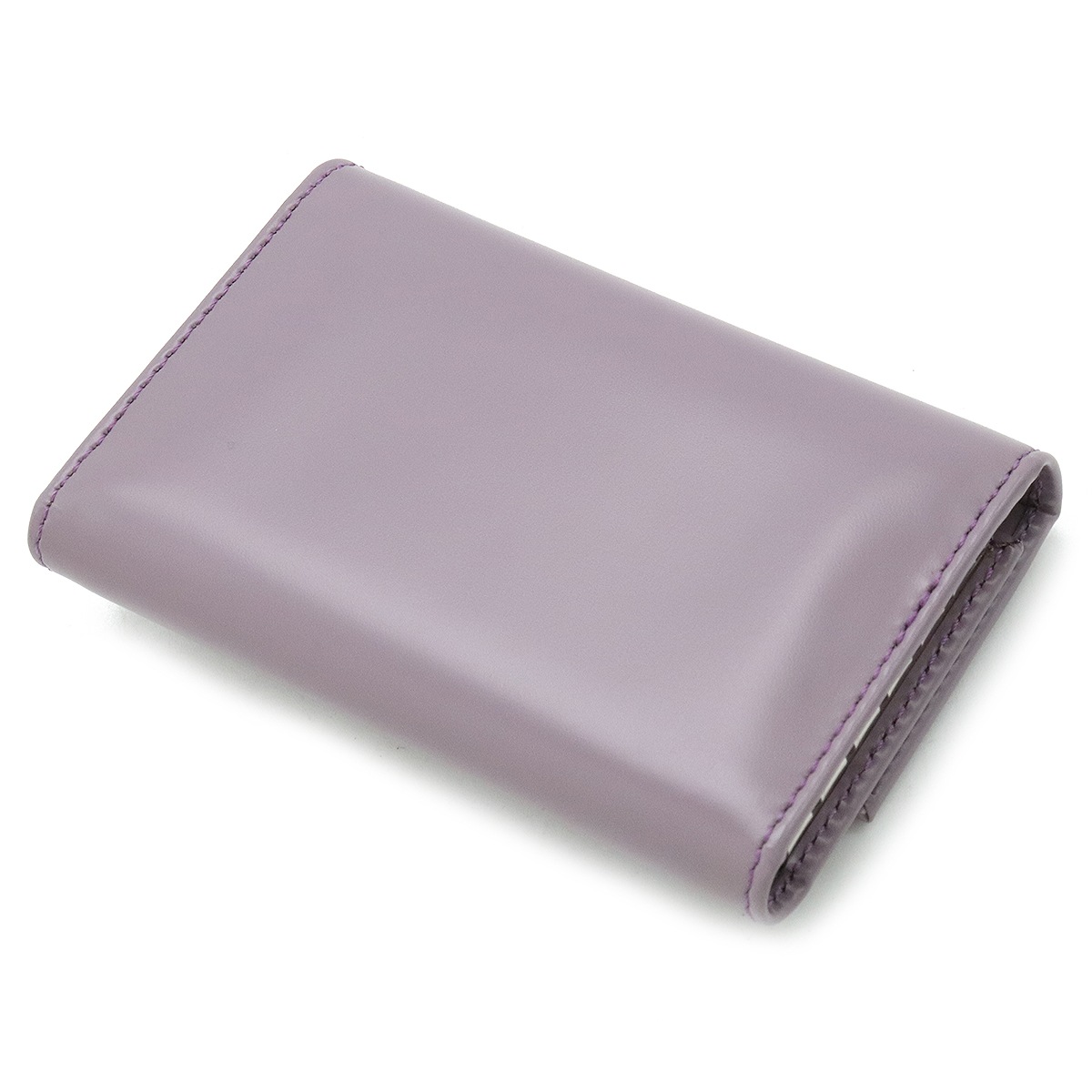 キーケース 6連 レザー グレーパープル系 シルバー金具 M222C