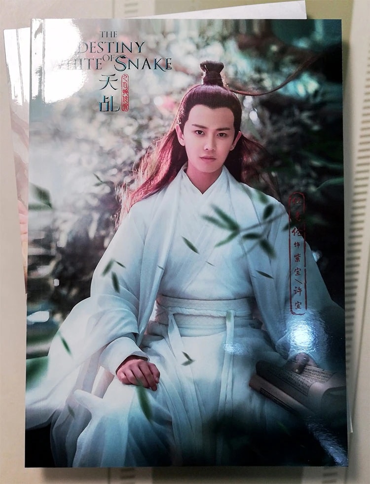 中国ドラマ『天之白蛇伝説』許宣ソロ 花様衛士主役 俳優任嘉倫 アレンレン 写真ブック 画集 A4サイ