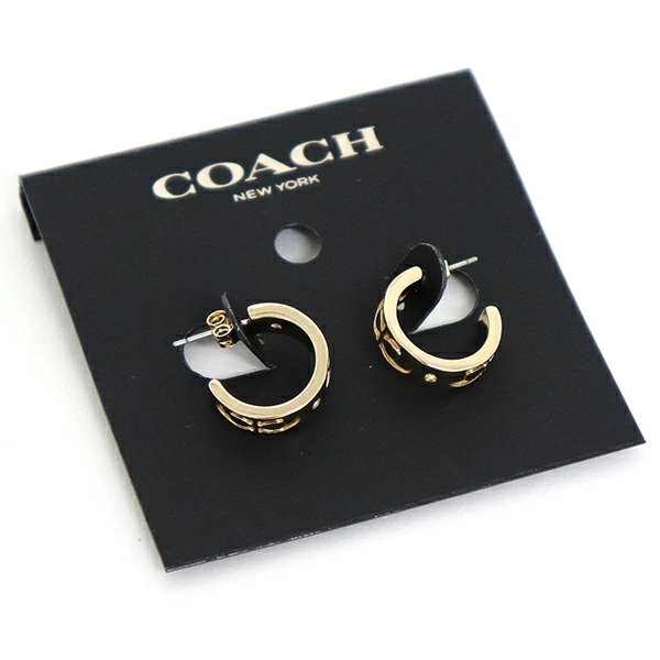 Qoo10] Coach ピアス レディース アクセサリー ゴール