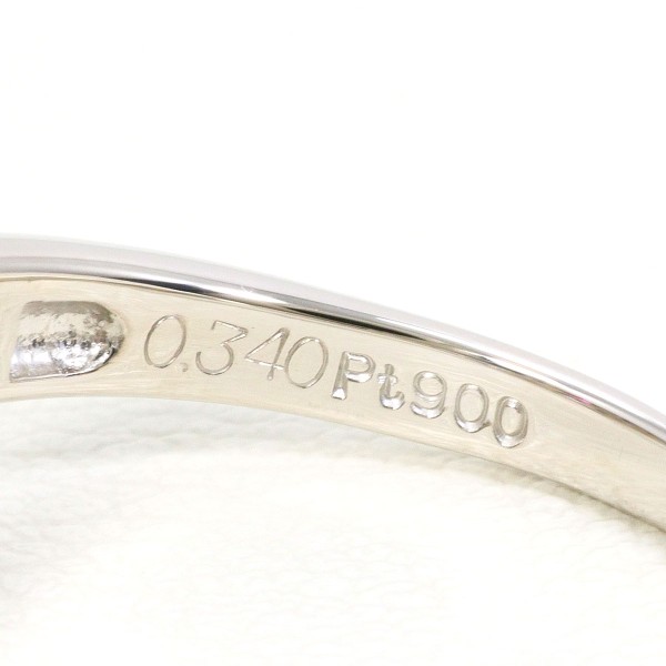 PT900 プラチナ リング 14.5号 ルビー 0.340 ダイヤ 0.34 ジュエリー 中古 PT900 プラチナ リング 14.5号 ルビー 0.340 ダイヤ 0.34 ジュエリー 中古