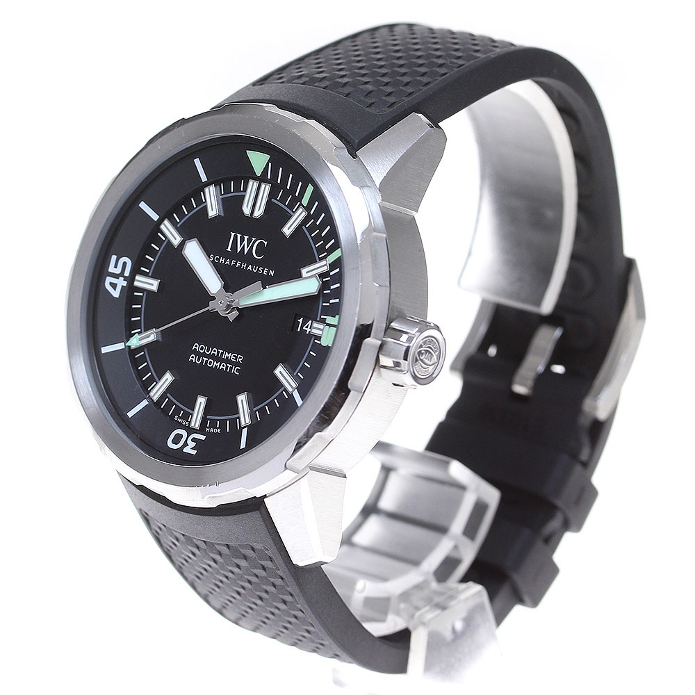 IWC IWC SCHAFFHAUSEN IW329001 アクアタイマー デイト 自動巻き メンズ _826236【中古】