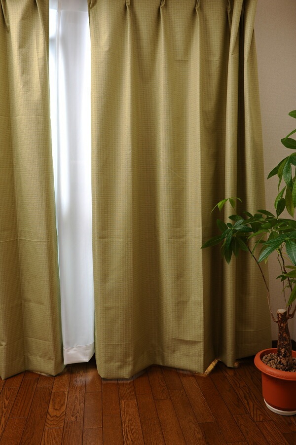 選べる5カラー！騒音カット！省エネ仕様！1級遮光遮熱防音カーテン1枚組 遮光カーテンオーダーカーテン 幅200x178ー200cm丈[KOT-105]