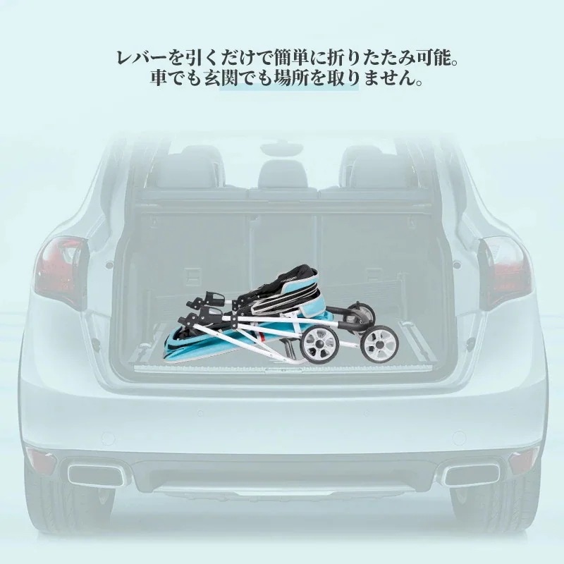ペットキャリー ペットカート 猫 犬 バギー 多頭用 カート 犬用ベビーカー 3way 折りたたみ