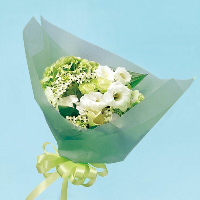 （まとめ買い）シモジマ HEIKO フラワーラッピングロール Fラップ 32 フカミドリ 幅65cmx20m巻 1本 ラッピング用品 006777409 [x3セット]