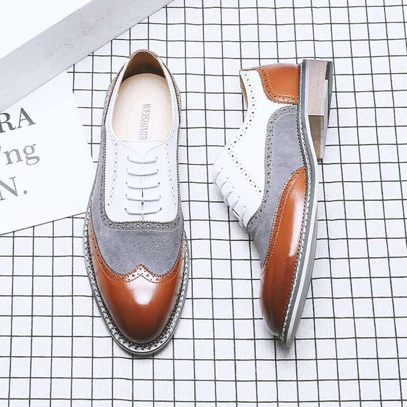 ビジネスシューズ 夏 通気性 ウィングチップ メンズシューズ バイカラー お洒落 紳士靴 結婚式 柔らかい レースアップシューズ 防滑 大きいサイズ ウォーキング 革靴 ロングノーズ 歩きやすい 冠 ビジネスシューズ 夏 通気性 ウィングチップ メンズシューズ バイカラー お洒落 紳士靴 結婚式 柔らかい レースアップシューズ 防滑 大きいサイズ ウォーキング 革靴 ロングノーズ 歩きやすい 冠