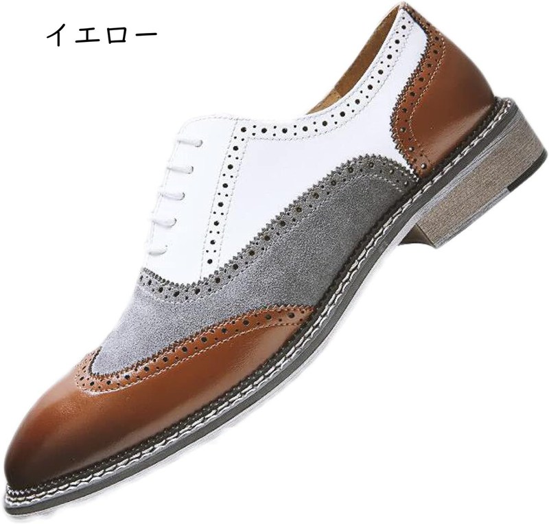 ビジネスシューズ 夏 通気性 ウィングチップ メンズシューズ バイカラー お洒落 紳士靴 結婚式 柔らかい レースアップシューズ 防滑 大きいサイズ ウォーキング 革靴 ロングノーズ 歩きやすい 冠 ビジネスシューズ 夏 通気性 ウィングチップ メンズシューズ バイカラー お洒落 紳士靴 結婚式 柔らかい レースアップシューズ 防滑 大きいサイズ ウォーキング 革靴 ロングノーズ 歩きやすい 冠