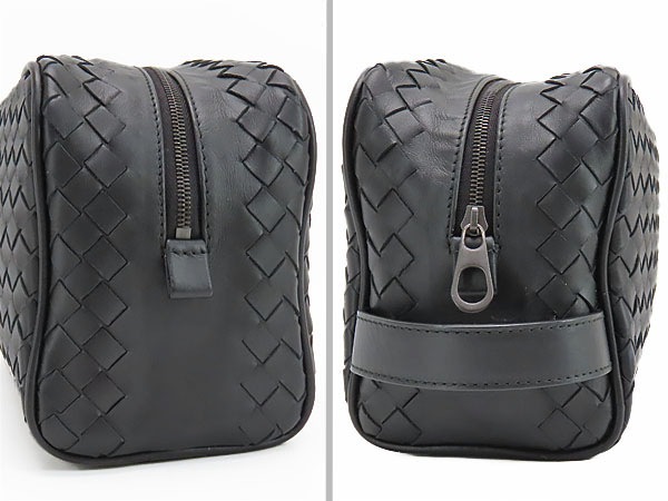 hanaページ BOTTEGA VENETA クラッチバッグ イントレチャート ブラック 美品