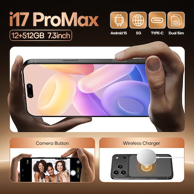 Qoo10] スマホ i17promax本体 Andr : スマートフォン・タブレットPC