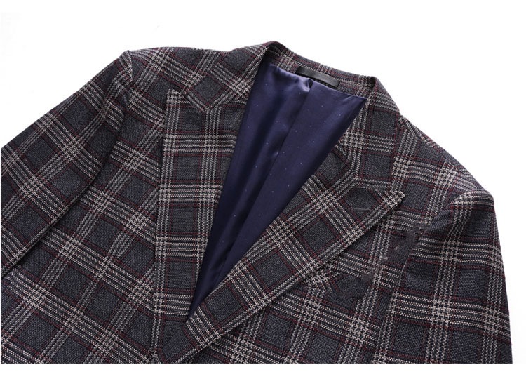 成人式 スリーピーススーツメンズ春夏春物チェック柄スーツメンズ スリーピーススーツメンズダブルスーツメンズチェックグレーベスト付き 入学式 スリーピーススーツ3ピーススーツ大きいサイズ 男性男の子