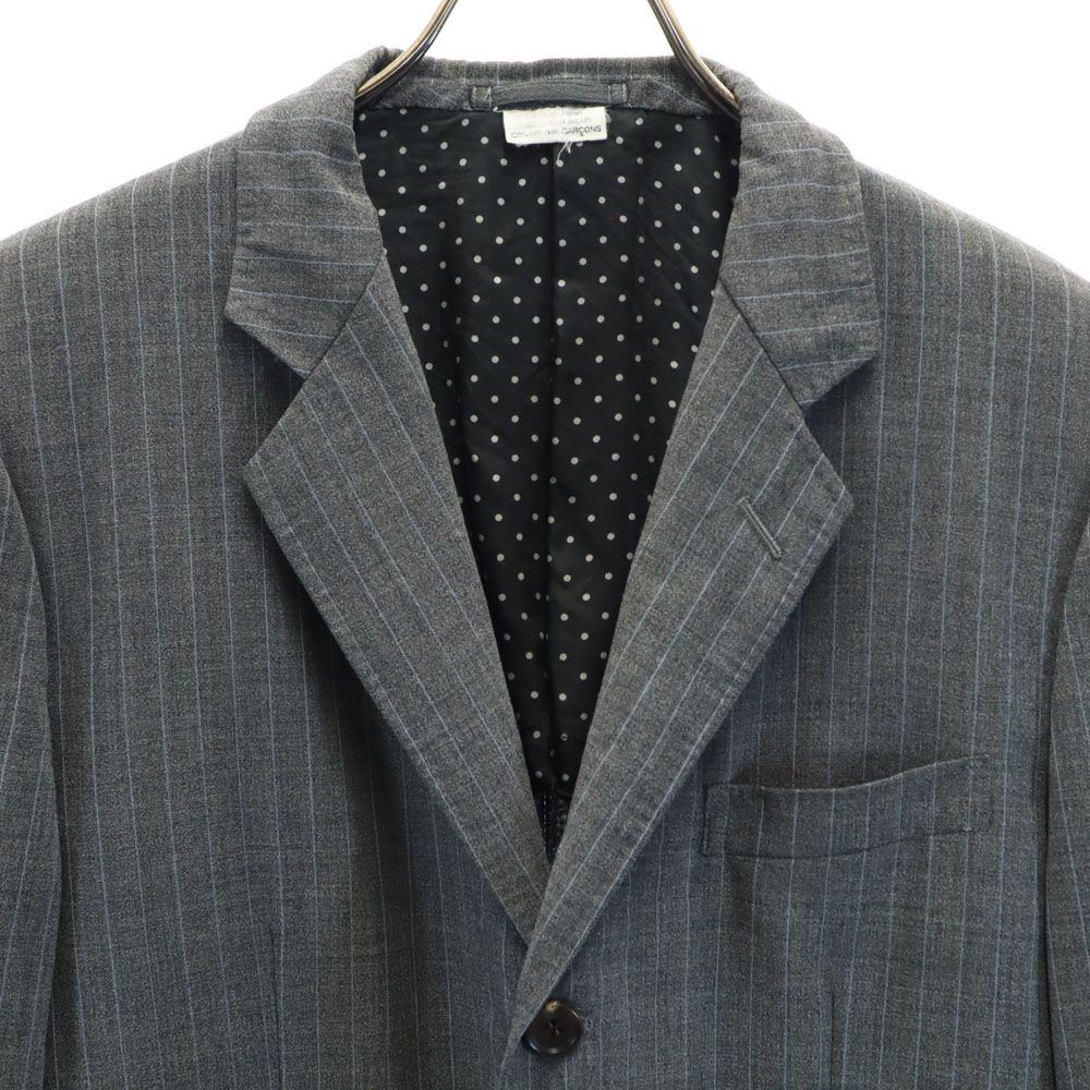 コムデギャルソンオムドゥ　リネンジャケット　グレー　M COMME des GARCONS HOMME コムデギャルソン オムドゥCOMME DEUX