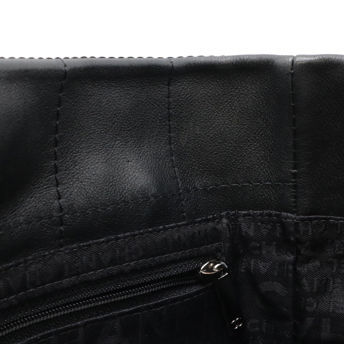 チョコバー トートバッグ ショルダーバッグ ハンドバッグ ラムスキン レザー ブラック シルバー金 チョコバー トートバッグ ショルダーバッグ ハンドバッグ ラムスキン レザー ブラック シルバー金