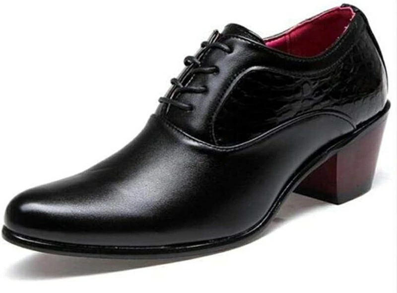 ドレスシューズ 男性 レザー オックスフォードシューズ ファッション ウェディング 新郎靴 通気性 尖ったつま先 エナメル ポインテッドトゥ 身長アップ ハイヒール フォーマル ビジネス ウエディン