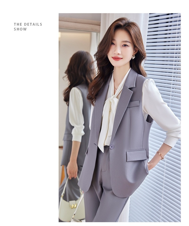 パンツスーツ 【2点セット】ベスト+パンツ 通勤 セットアップ ビジネススーツ 上下 レディーススーツ キャリア スーツ 就活 レディース フォーマルスーツ スーツレディース ジャケット パンツスーツ 【2点セット】ベスト+パンツ 通勤 セットアップ ビジネススーツ 上下 レディーススーツ キャリア スーツ 就活 レディース フォーマルスーツ スーツレディース ジャケット