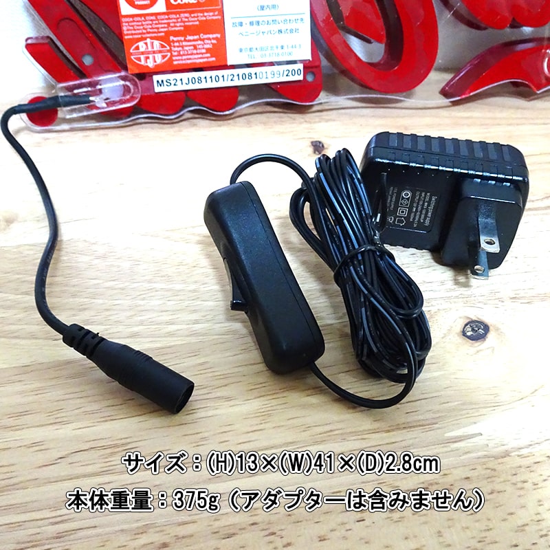 コカコーラ LEDライト ガレージ ネオン 看板 ミニレタリングサイン 電飾看板 レッド Coca-Cola インテリア コーラ 派手 壁掛け 目立つ アメリカン 雑貨 おしゃれ かわいい バー カ