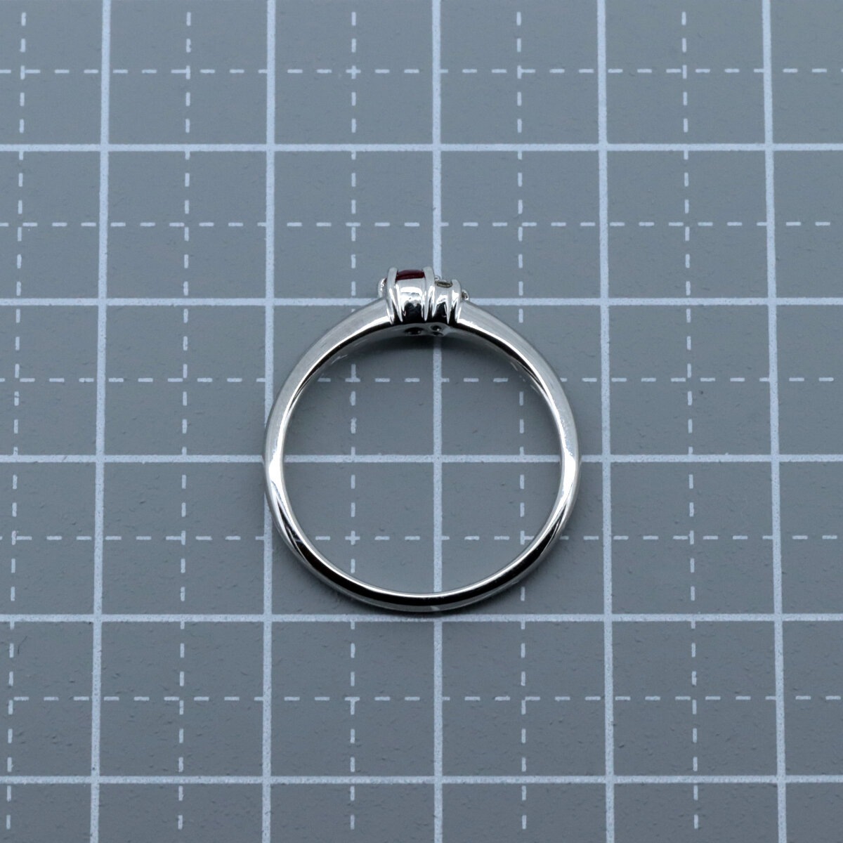 ルビー ダイヤモンド リング 指輪 10号 0.03ct PT950(プラチナ) 質屋出品 ルビー ダイヤモンド リング 指輪 10号 0.03ct PT950(プラチナ) 質屋出品