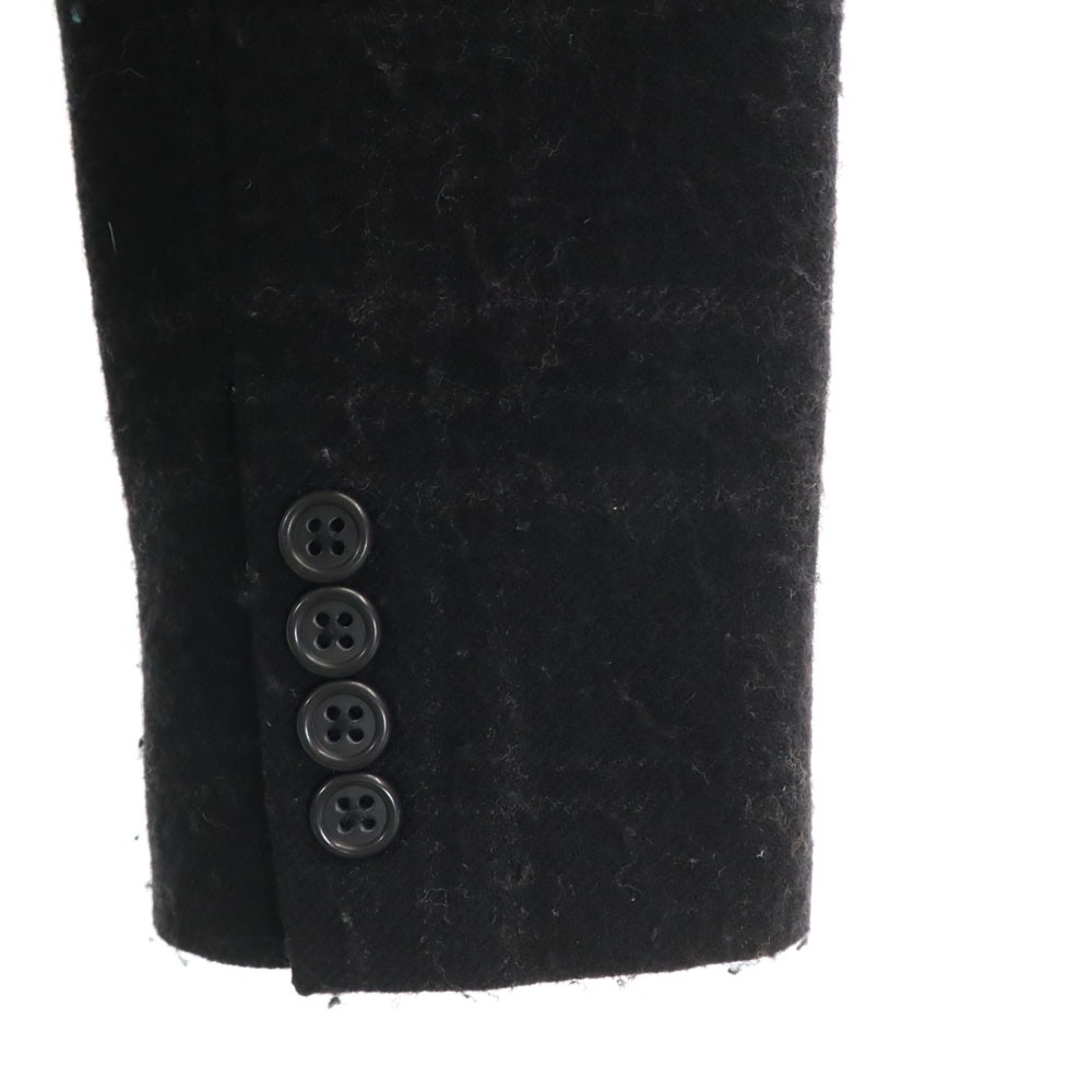 日本製 ウール チェック柄 テーラードジャケット 4 ブラック ブレザー レディース 日本製 ウール チェック柄 テーラードジャケット 4 ブラック ブレザー レディース