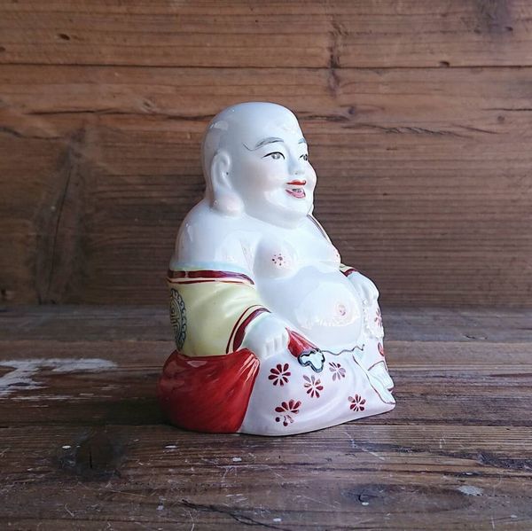 オブジェ 置き物 インテリア雑貨 家具 インテリア 白磁 布袋さん
