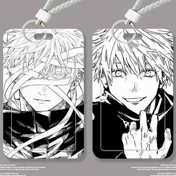 Qoo10] 呪術回戦五条悟学生スライド式カードセット