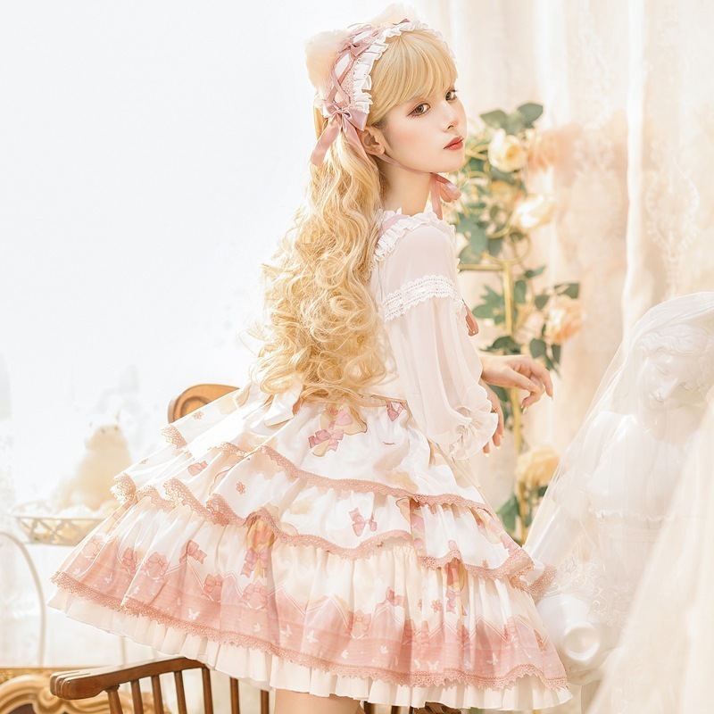 日系 ロリータ ワンピース 夏 ドレス ロングワンピース 可愛い メイド服 パーティードレス ワンヒース レディース セクシー コスプレ衣装 制服 福袋 T 日系 ロリータ ワンピース 夏 ドレス ロングワンピース 可愛い メイド服 パーティードレス ワンヒース レディース セクシー コスプレ衣装 制服 福袋 T