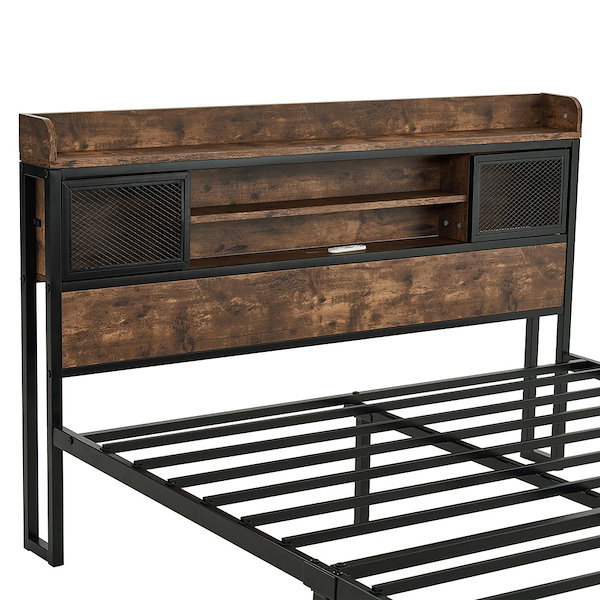 Qoo10] D ベッドフレーム ダブル ダブルベッド