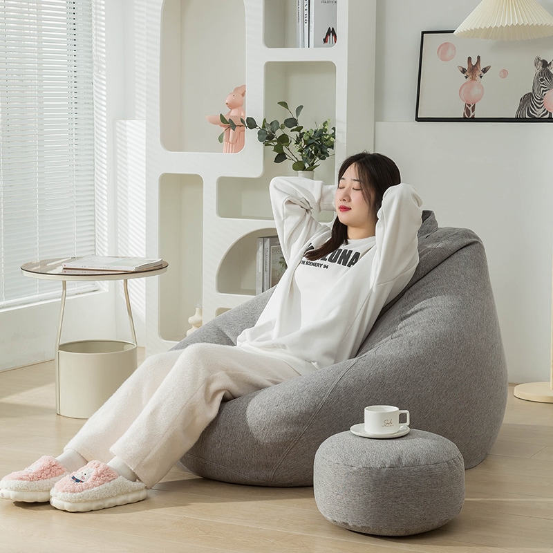 ビーズクッション Lサイズ 90*110cm 大きい クッション 背もたれ ソファ ビーズ ビーズソファ ジャンボ 補充 おしゃれ ラッピング 洗える