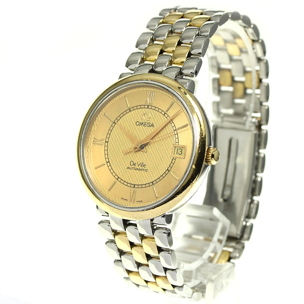 オメガ OMEGA 7304.11 デビル クラシック YGコンビ デイト 自動巻き メンズ 保証書付き_737599【中古】 オメガ OMEGA 7304.11 デビル クラシック YGコンビ デイト 自動巻き メンズ 保証書付き_737599【中古】