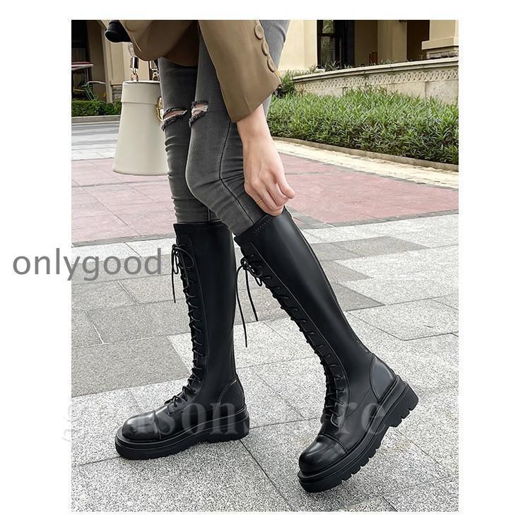 美脚 秋冬 ジョッキーブーツ 疲れにくい 太ヒール レザー 厚底靴 レースアップブーツ ブーツ ロング 編み上げ レディース 幅広 厚底 ストレッチ ロングブーツ 美脚 秋冬 ジョッキーブーツ 疲れにくい 太ヒール レザー 厚底靴 レースアップブーツ ブーツ ロング 編み上げ レディース 幅広 厚底 ストレッチ ロングブーツ
