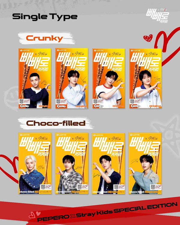 ペペロ straykids 香港限定パッケージ8種セット straykids スンミン ペペロ PEPERO 香港限定パッケージ - メルカリ