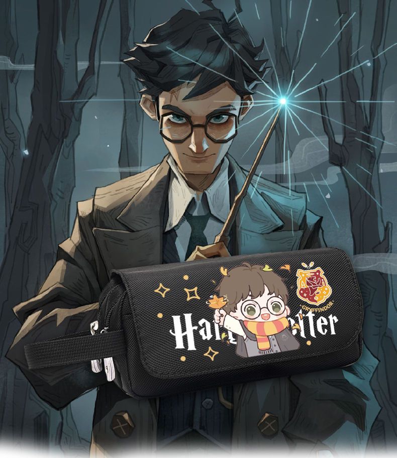 【1つ買うと10つ無料】ハリーポッター ロンハーマイオニーマルフォイ 映画サポート文具箱 ペンケース 学生落書き 男女兼用