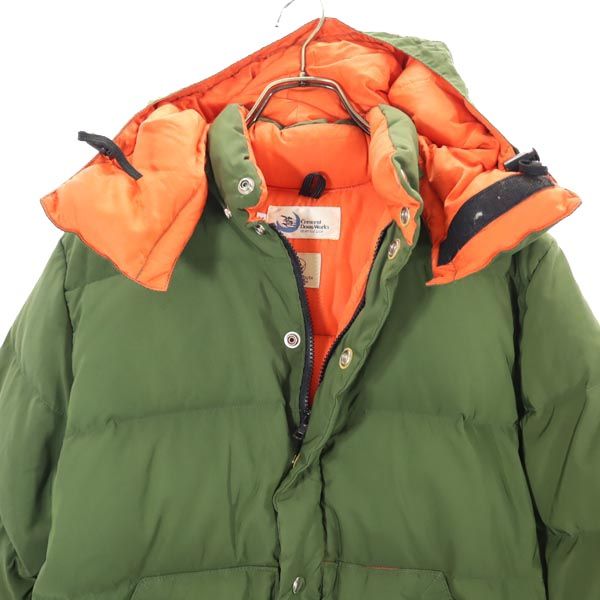 × ビューティアンドユースユナイテッドアローズ コラボ USA製 ダウンジャケット XS カーキ メンズ