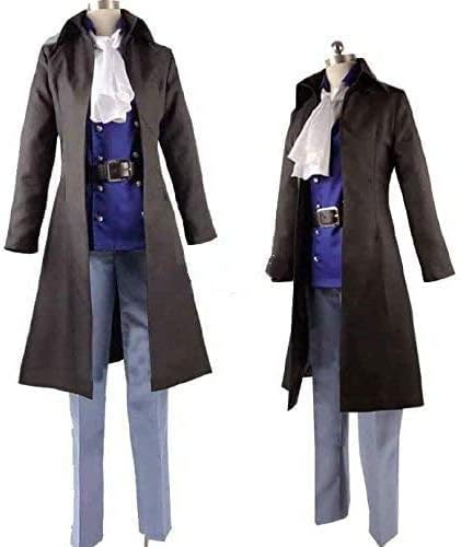 サボ革命軍 参謀総長 コスプレ衣装+帽子付き+ウィッグ+靴