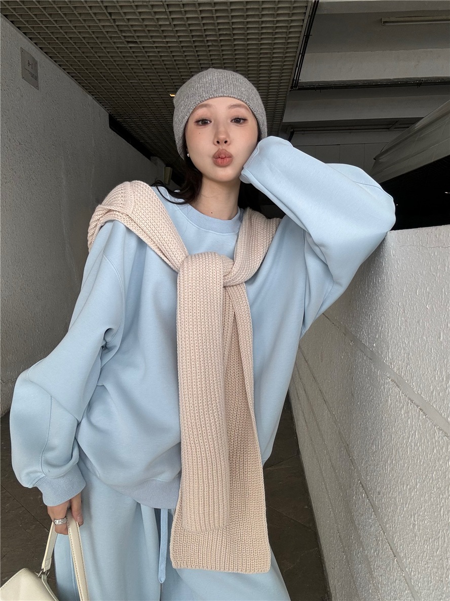 2025 秋冬 韓国 かわいい レディース 無地 普段使い長袖トップスレトロセットアップ黑白パーカー上下サイズ丈春カジュアルスポーツファッション系通学学生袖お出かけアップシルエットトラック羽織りグレー 2025 秋冬 韓国 かわいい レディース 無地 普段使い長袖トップスレトロセットアップ黑白パーカー上下サイズ丈春カジュアルスポーツファッション系通学学生袖お出かけアップシルエットトラック羽織りグレー