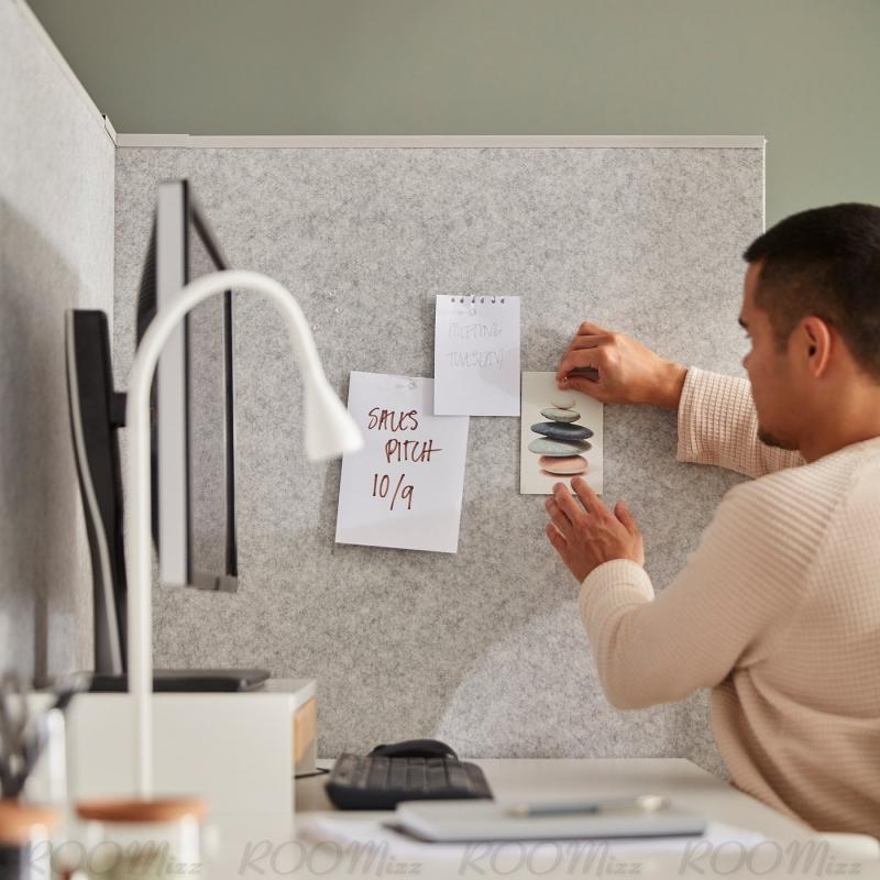 SIDORNA シドルナ ルームディバイダー - グレー 160x150 cm