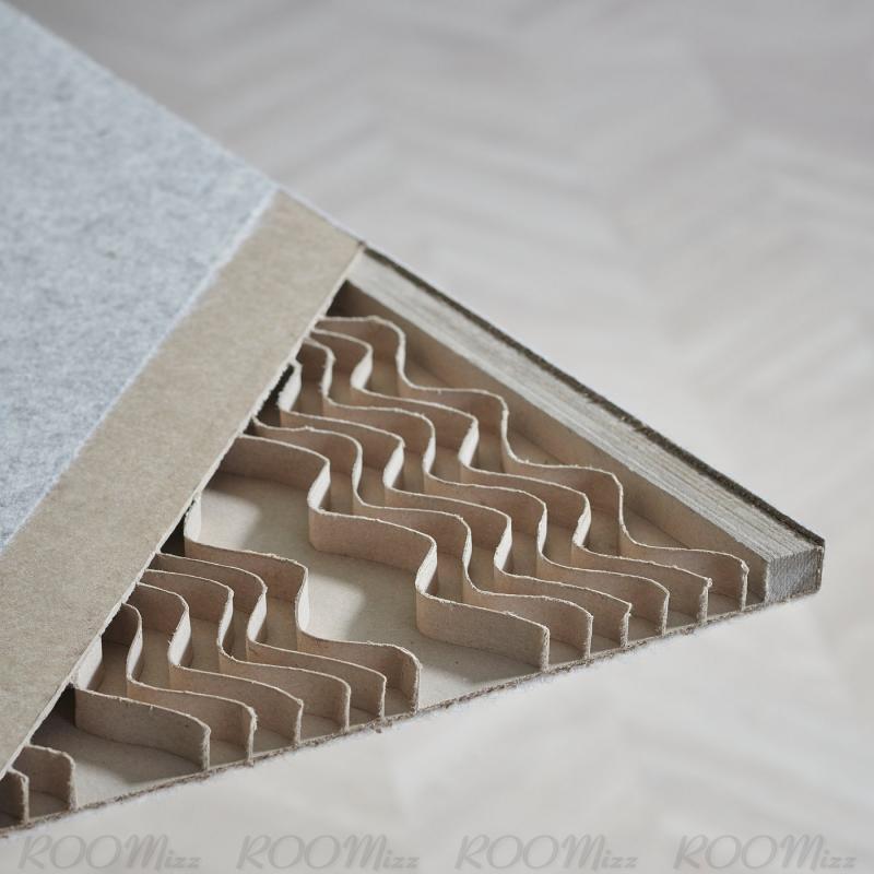 SIDORNA シドルナ ルームディバイダー - グレー 160x150 cm