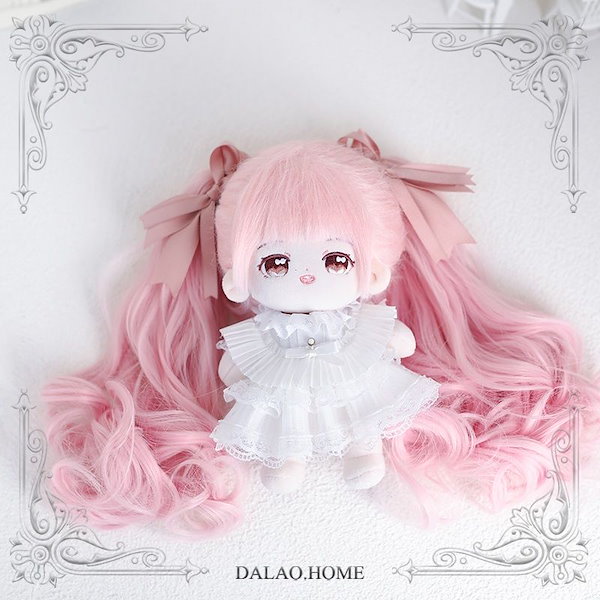 Qoo10] ミニ髪 20cmドールウィッグ 人形用ウ